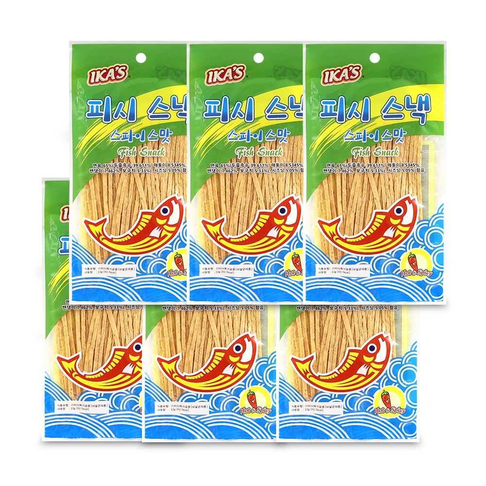 피시스낵 스파이스맛 13g x 24개 (1팩)