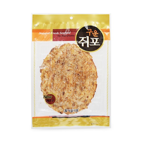 서울 구운쥐포 매운맛 원형 50g 참깨 황제쥐포
