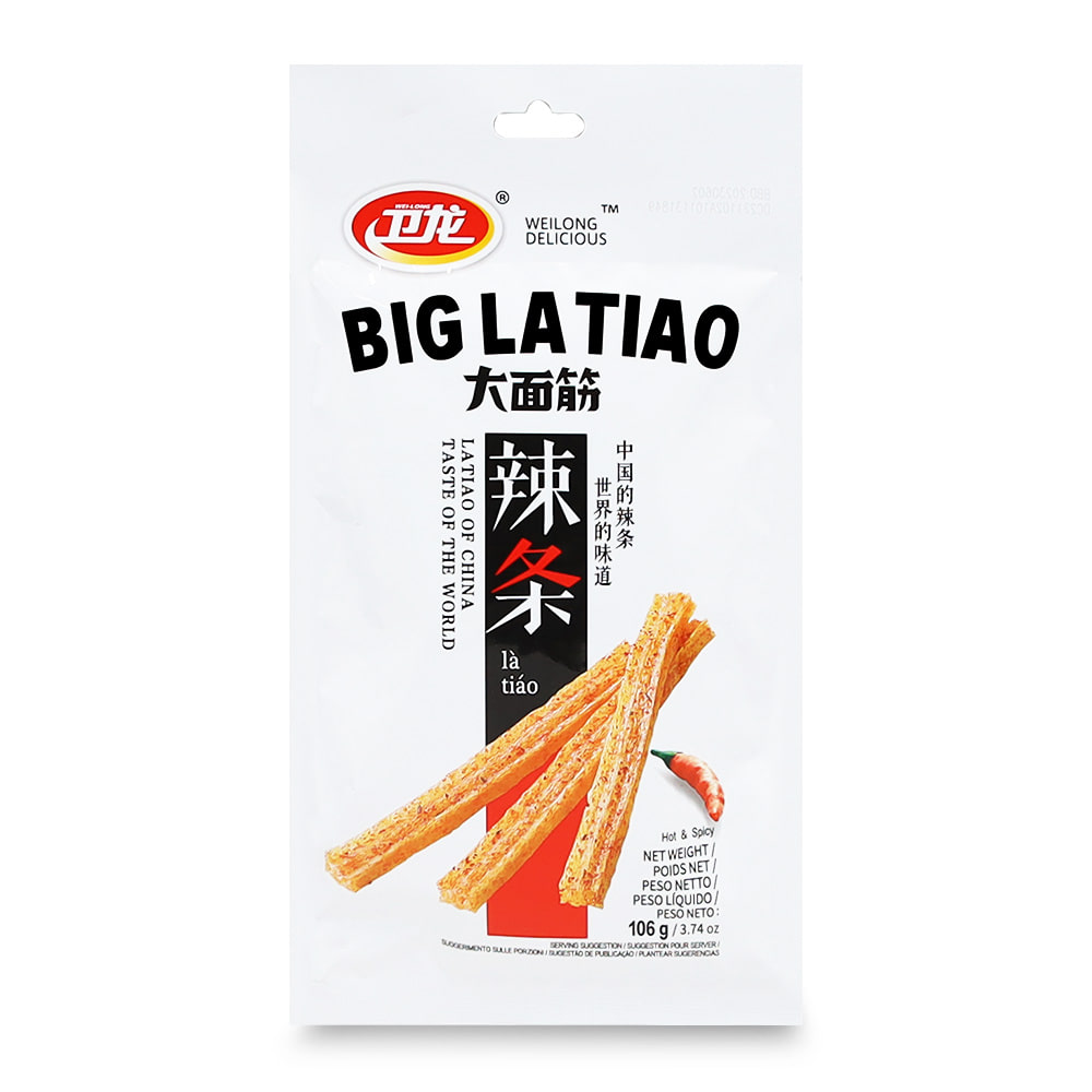 중국간식 다면진 라티아오 106g 마라쫀디기
